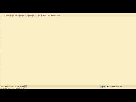 Practicalli Spacemacs - Evil Tools - Separate a line with iedit and multiple cursors