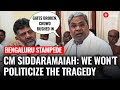Bengaluru Stampede Didn T Expect This Crowd Says Karnataka Chief Minister Siddaramaiah