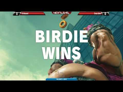 Street Fighter 5 Tournament: Next Level Battle Circuit V.24 -  Alucard (Birdie) v Crazy Salvi (Mika)