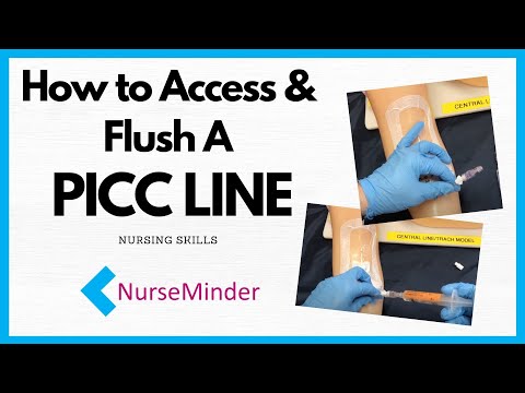 How To Flush a PICC line (peripherally inserted central catheter)