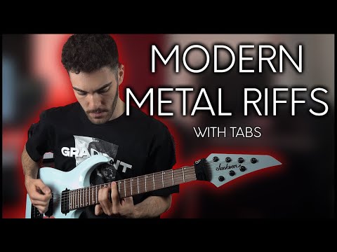 HOW TO PLAY MODERN METAL (With Tabs)  - Quick Palm Mutes, Chugging, Octave Riffs