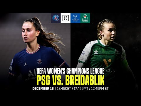 PSG vs. Breiðablik | UEFA Women’s Champions League Matchday 6 Full Match