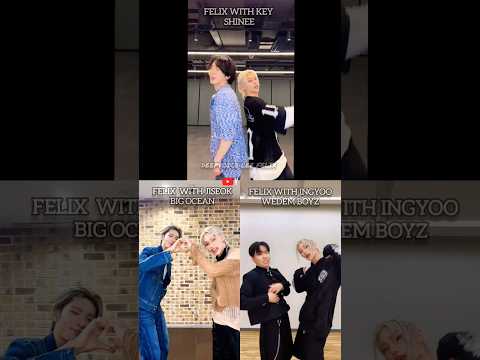 Felix with KEY, Jiseok, Ingyoo \Chk Chk Boom\ Challenge#SHINee#KEY#BigOcean #Jiseok#WEDEMBOYZ#INGYOO