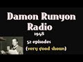 Damon Runyon (Radio) 1948 (ep01) Tobias the Terrible