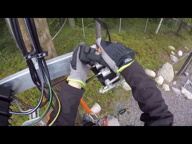 ensto Sz160.3 pole fuse switch al/cu 2x16-120mm²,3-p.
