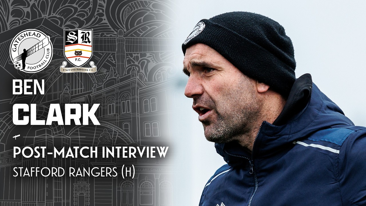 💬 “We didn’t get going” | Ben Clark post-Stafford Rangers (H) | POST-MATCH