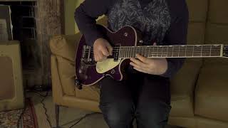 Video thumbnail for Gretsch Guitars G5210T-P90 Electromatic Jet Amethyst - Small Demo Lead Sound by spiraless