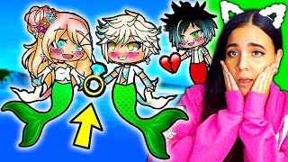SIREN SONG 🧜‍♀️💔 Gacha Life Mini Movie Sad Love Story Reaction