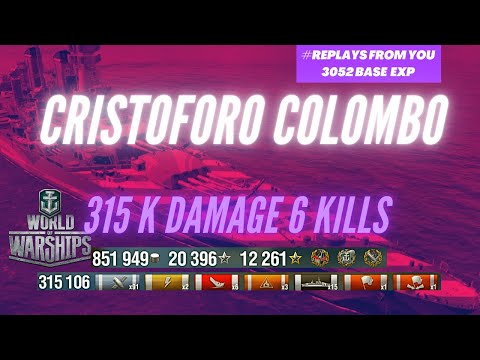 Cristoforo Colombo World of Warships PERFECT for Devastating Strikes #wows #worldofwarships #gaming