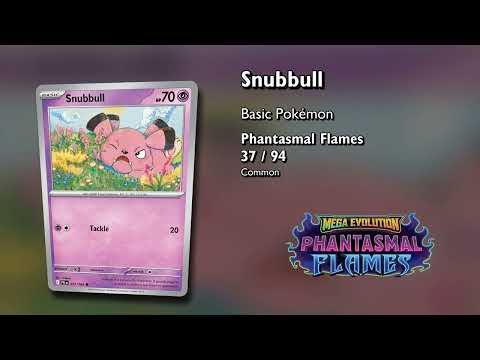 PFL 037 Snubbull Pokémon   Phantasmal Flames   Gapao   Cozy Cardboard Chronicle
