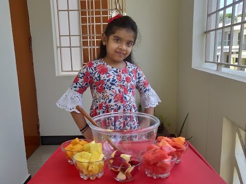 Cook with keerthana | Fruit Skewers | Healthy Week Celebration at School