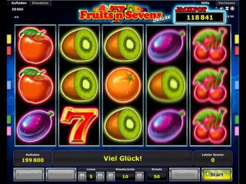 Fruits'n Sevens Deluxe kostenlos spielen - Novomatic / Novoline