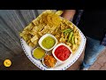 Ultimate Gujarati Breakfast Thali Specially Kasoori Methi Fafda Rs 35 Only L Surat Street Food