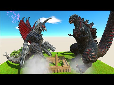 GIGAN FINAL WARS vs SHIN GODZILLA - Animal Revolt Battle Simulator