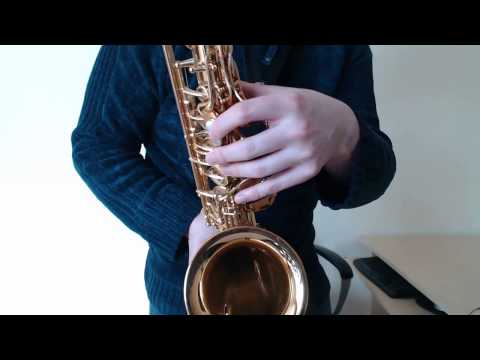 How to play Axel F on Saxophone Theme from Beverley Hills Cop (Saxophone Lesson MS102)