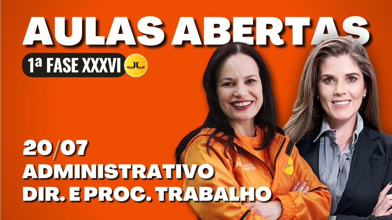1ª FASE - XXXVI EXAME (OAB) | Aulas abertas