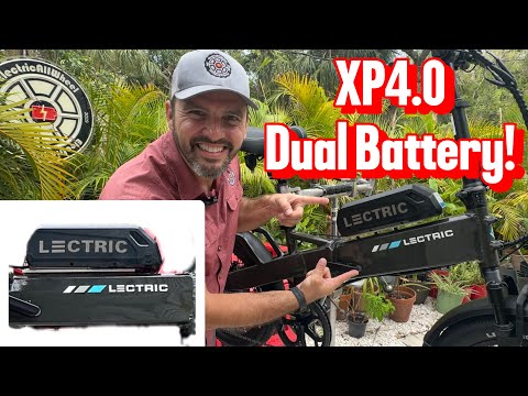 Lectric | XP4.0 500W | e-Bike Plug & Play Dual Battery installation. FACTORY Batteries! 24Ah!