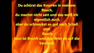 Jennifer Rostock Feuer lyrics