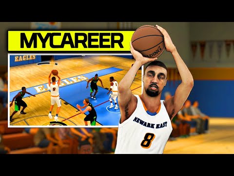 CREATION + FIRST HIGH SCHOOL GAME! // NBA 2K21 MyCareer EP1