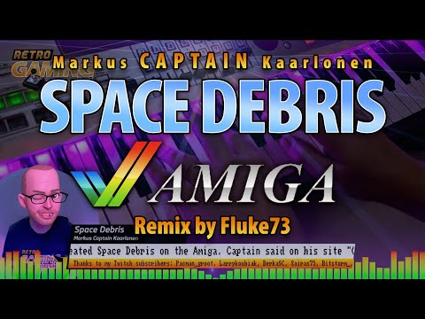 Amiga Music Space Debris 2024 cover by RetroGamingMusic ( @MarkusKaarlonenMusic )