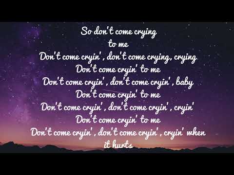 Lyrics Don't come crying by TryHardNinja