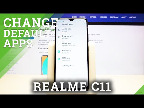 How to Change Default App in REALME C11 – App Settings