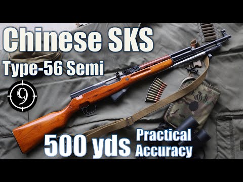 Chinesisches SKS • Typ 56 „Semi“ bis 500 Yards: Praktische Genauigkeit