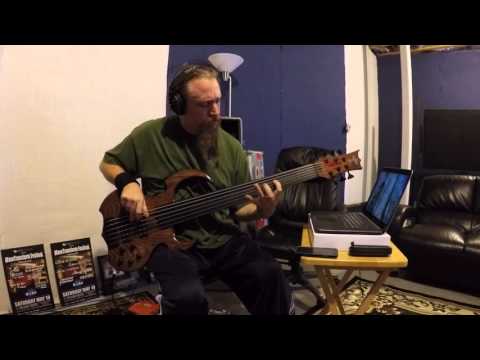 Steve Di Giorgio bass recording play through - Gone In April, The Curtain Will Rise part1
