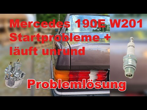 Mercedes 190E W201 Startprobleme + Ruckeln Stottern beim Leerlauf + verschluckt sich beim Gas geben