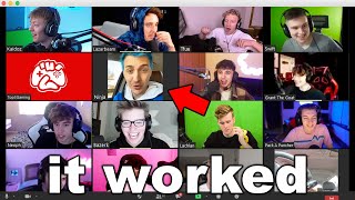 I Got EVERY Fortnite YouTuber In A Zoom Call Together