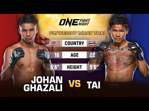 Savage Muay Thai Phenoms ⚡Johan Ghazali vs. Tai | Full Fight