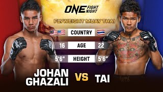Download lagu Savage Muay Thai Phenoms ⚡Johan Ghazali vs. Tai | Full Fight mp3 Download lagu Savage Muay Thai Phenoms ⚡Johan Ghazali vs. Tai | Full Fight mp3