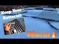 Keeping LiFePO4 Batteries Warm in the Winter.