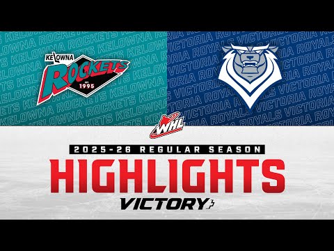 Kelowna Rockets at Victoria Royals 11/07 | WHL Highlights 2025-26