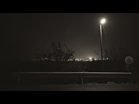 #34 ⚪️ "Monochrome Rainy Night and Silent Road" ⚪️ 4K・6Hrs・B/W  ⚪️ White Noise・Sleep・Insomnia・Relax