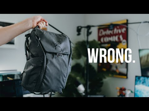 You're using this bag wrong. | Peak Design Everyday Backpack