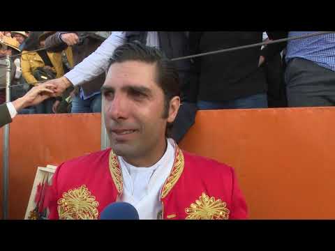 Pedro Luceiro tras perder a su caballo Grano de Oro