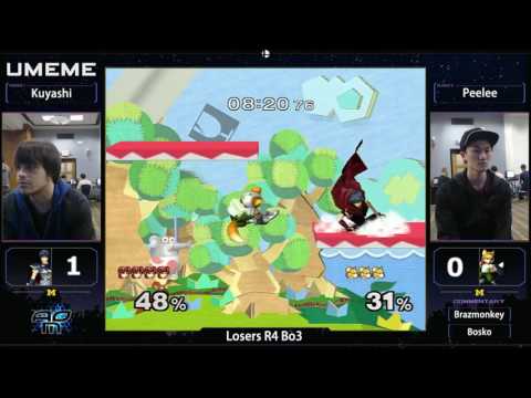 UMeMe 56 - Kuyashi (Marth) vs Peelee (Fox) - LR4