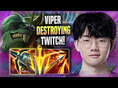 VIPER DESTROYING WITH TWITCH! - EDG Viper Plays Twitch ADC vs Jhin! | Season 2022