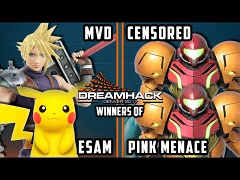 DHDEN17 Smash 4 - PG | MVD & PG | ESAM Vs. Censored & Pink Menace - Wii U Doubles WQF