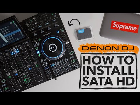 How to install a hard drive in the Denon Prime Series Players - Prime 2, Prime 4, SC6000, SC6000M