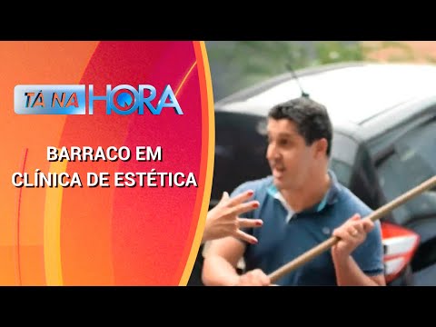 Dono de clinica perde a linha e parte para cima de repórter | Tá Na Hora