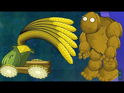 PVZ PC Fusion Challenge!! Team Cob Canon VS Team Zomboss Gold  Tallnut| PVZ 2 #52