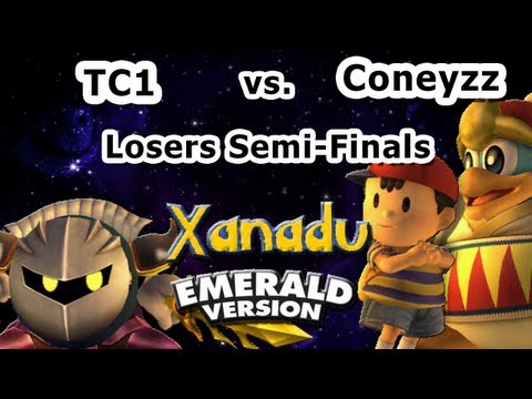 Xanadu Emerald - TC1 (Meta Knight) Vs. Coney (King Dedede) - Losers Semis - SSBB