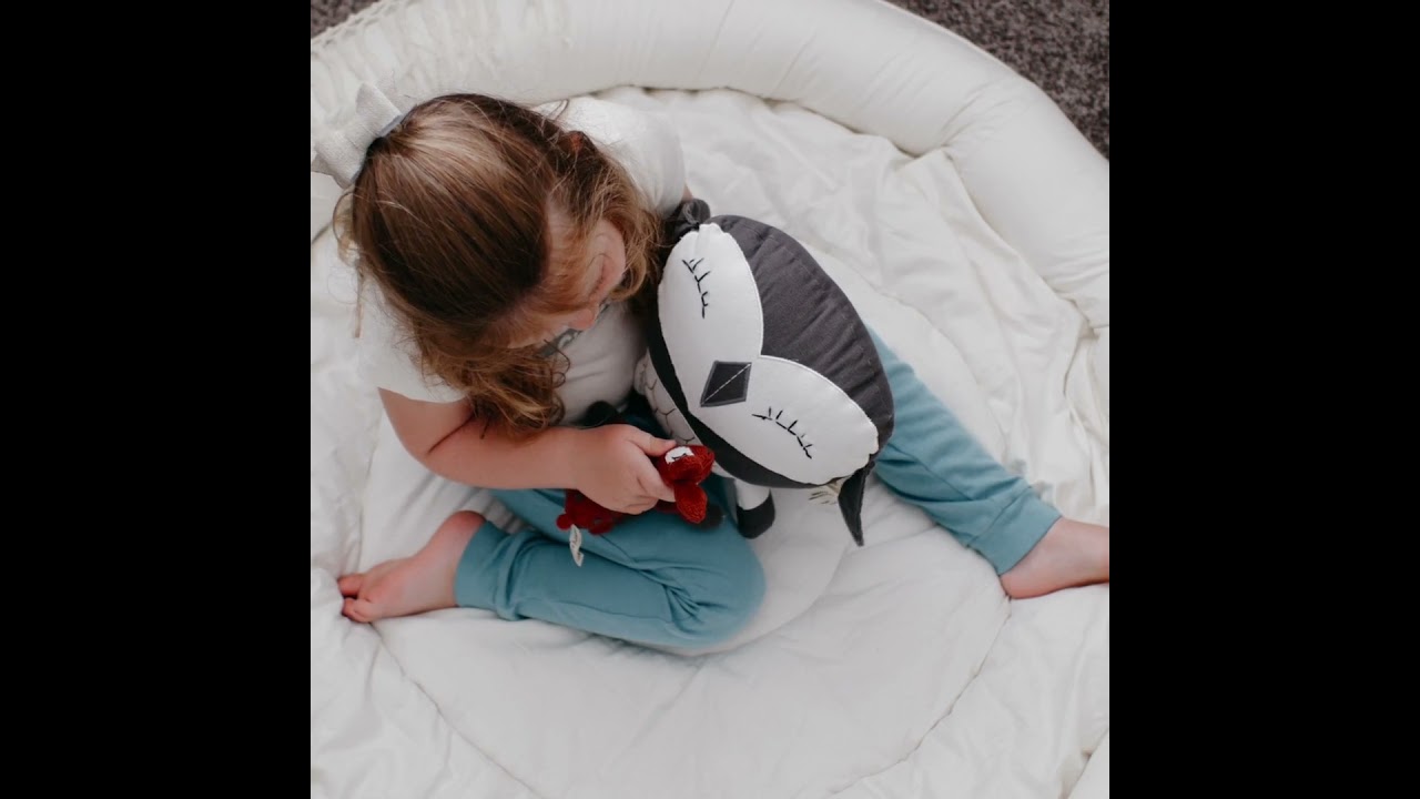 Watch video Extra Large Organic Play Mat from Finn + Emma Now Extra Large Organic Play Mat from Finn + Emma