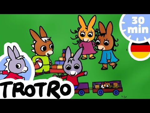 Schulanfang Sonderausgabe : 🎒 Trotro spielt mit all seinen Freunden! 🎒 - Cartoon für Baby