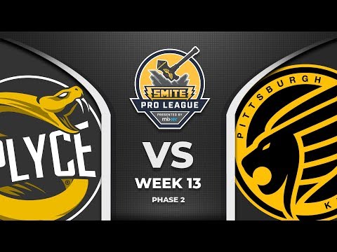 SMITE Pro League: Pittsburgh Knights VS Splyce  (Phase 2 Week 13)