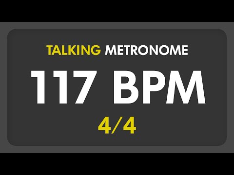 117 BPM - Talking Metronome (4/4)