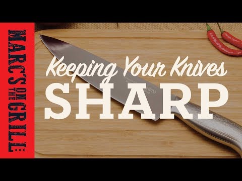 How to keep your knife sharp for outdoor cooking