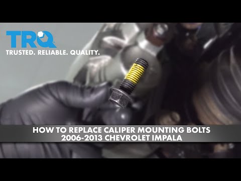 How to Replace Brake Caliper Mounting Bolts 2006-2013 Chevrolet Impala